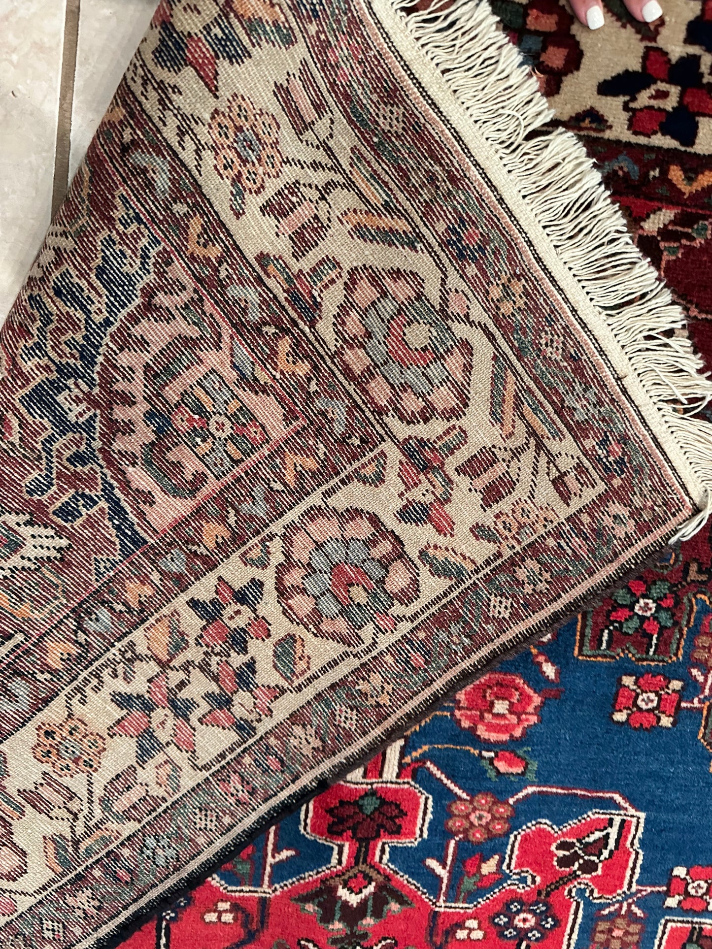 Antique Tafresh Persian Rug – 6.7’ x 4.5’ Hand-Knotted Wool Rug